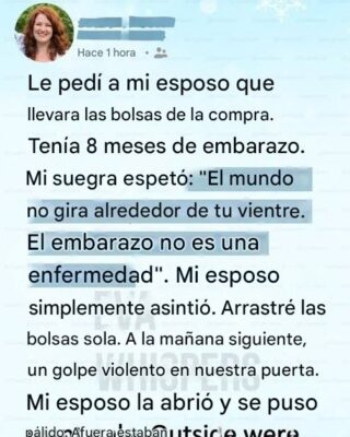 Cuando mi embarazo se minimizó y una voz inesperada finalmente habló