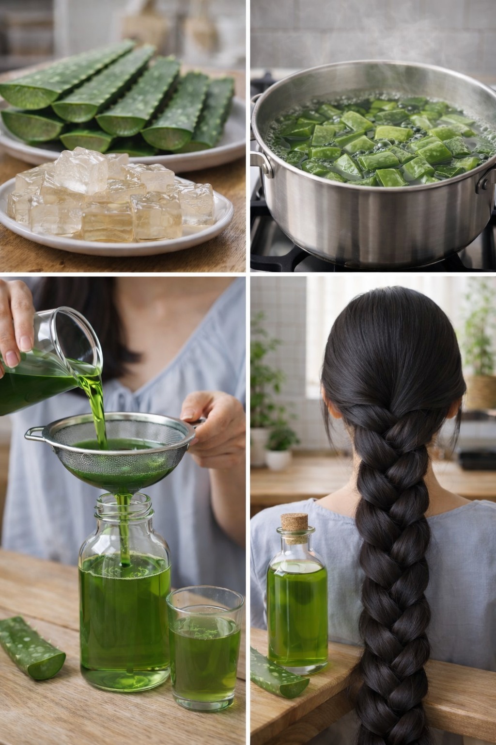 Descubre Cómo el Aloe Vera Podría Apoyar un Cabello Más Grueso, Brillante y Radiante de Forma Natural