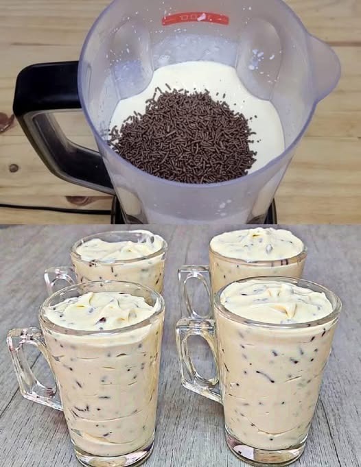 Postre delicioso de 2 ingredientes: solo batir, congelar ¡y listo!