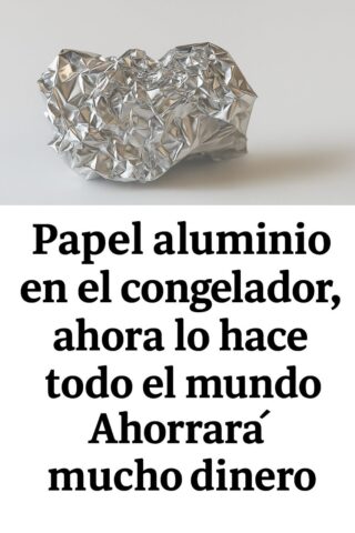 ¿Papel de aluminio en el congelador? Esta es la razón por la que cada vez más hogares confían en este simple truco