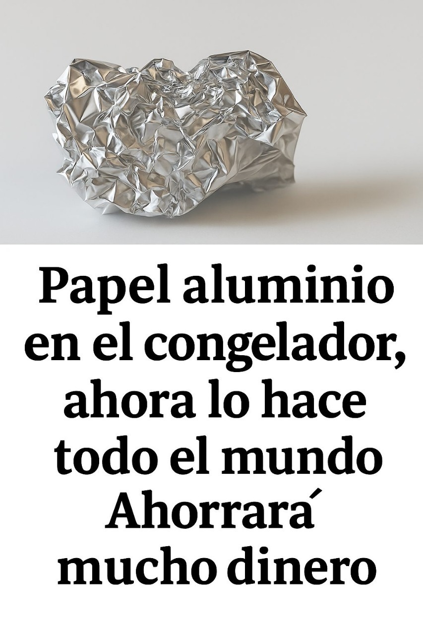 ¿Papel de aluminio en el congelador? Esta es la razón por la que cada vez más hogares confían en este simple truco