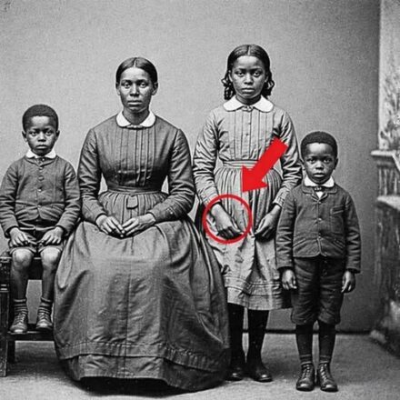 Era solo una foto familiar de 1872, hasta que un detalle en la mano de una mujer llamó la atención.