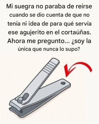 ¡El “pequeño agujero redondo” del cortaúñas tiene usos especiales y poderosos!