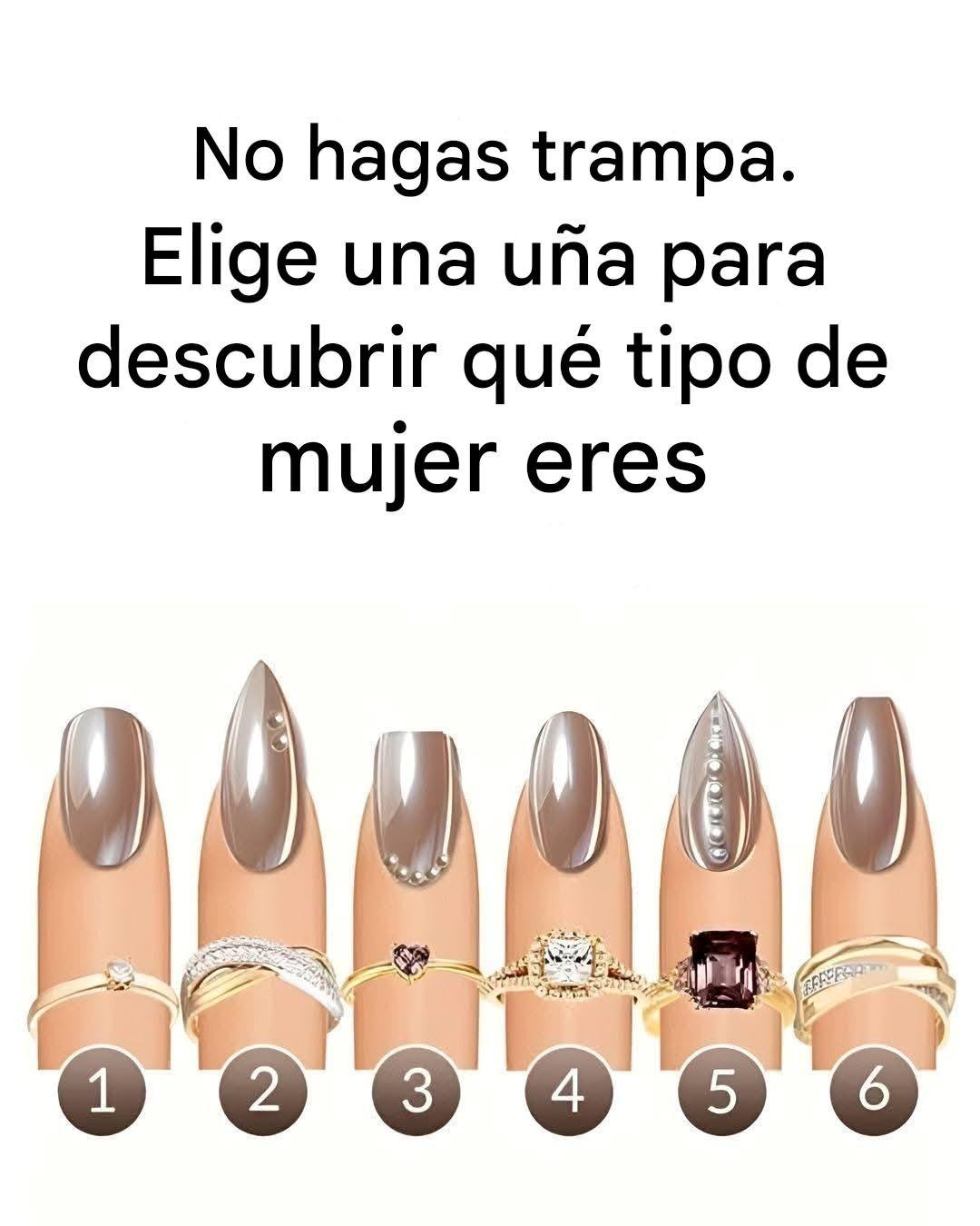 Qué uña te atrae más? Revela qué tipo de mujer eres.
