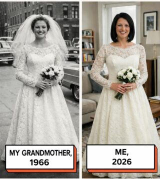 Decidí usar el vestido de novia de mi abuela en su honor, pero al modificarlo, encontré una nota oculta que revelaba la verdad sobre mis padres.