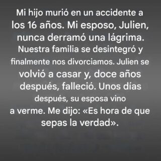 Por qué mi marido nunca lloró, hasta que supe la verdad años después