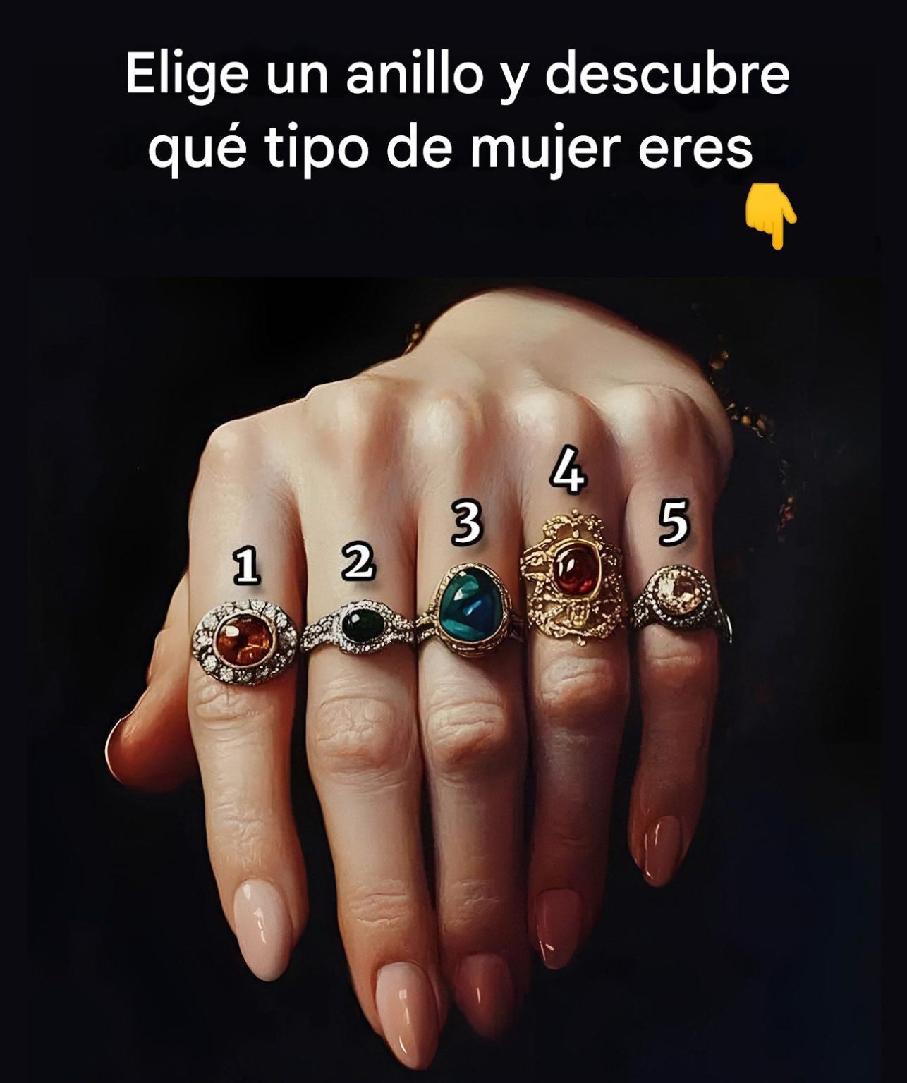 Elige un anillo para descubrir qué tipo de mujer eresElige un anillo para descubrir qué tipo de mujer eres