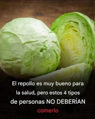 4 tipos de personas que deberían EVITAR comer repollo