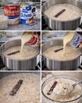 Arroz con leche cremoso (el que sí queda bueno)