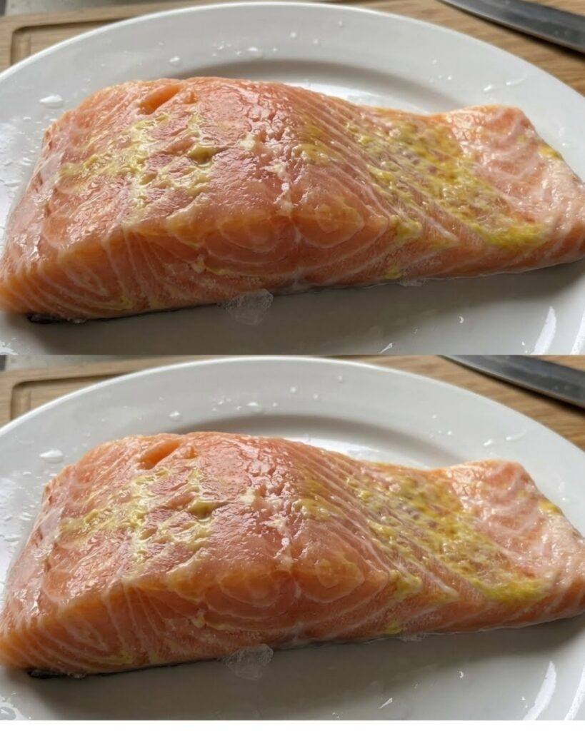 Por eso tu salmón descongelado tiene manchas amarillas.