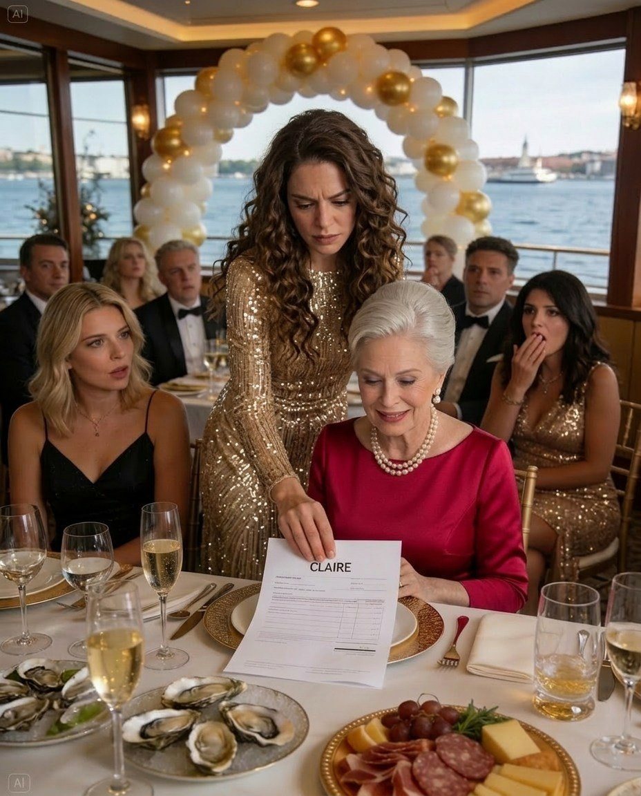 Mi suegra reservó una fiesta ostentosa en mi restaurante y se marchó sin pagar un céntimo. Acepté la pérdida para evitar conflictos, pero unos días después regresó con sus amigas adineradas y se comportó como si el local fuera suyo.