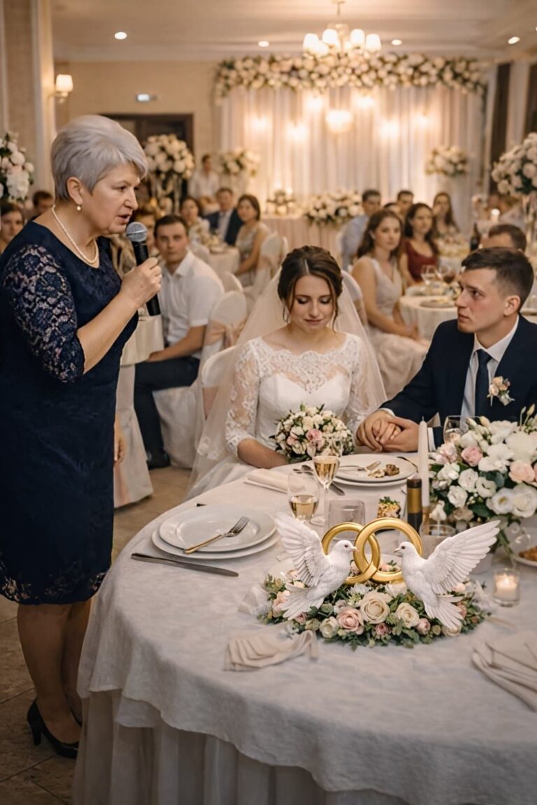 En medio de la celebración, la suegra tomó el micrófono y descaradamente llamó a su nuera “mendiga” delante de los invitados, simplemente porque vivía en el campo: La respuesta del padre de la novia dejó a todos atónitos 😱