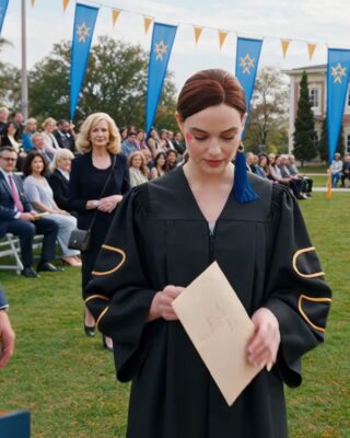 En mi graduación, mi padre me interrumpió. «De todas formas, no eres mi verdadera hija». La sala quedó en silencio. Sonreí, subí al podio y dije: «Ya que compartimos secretos de ADN». Le tendí el sobre. Su esposa palideció al revelarle…