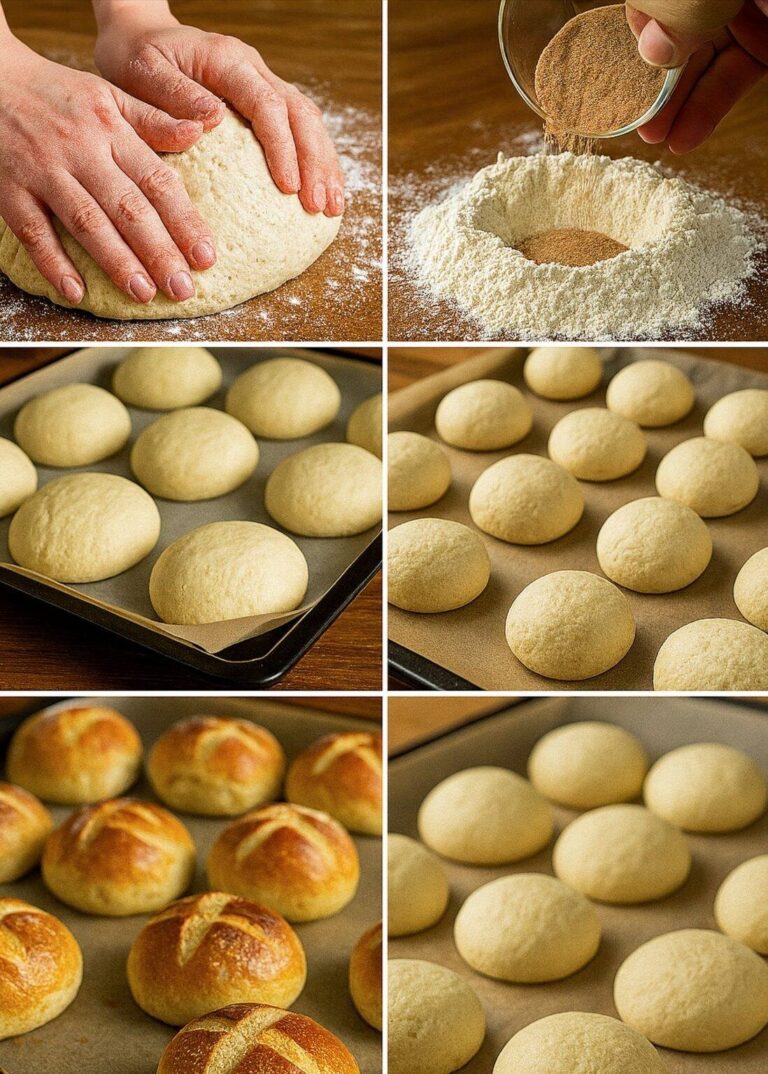Rollitos caseros suaves como nubes, esponjosos, fragantes y simplemente irresistibles.