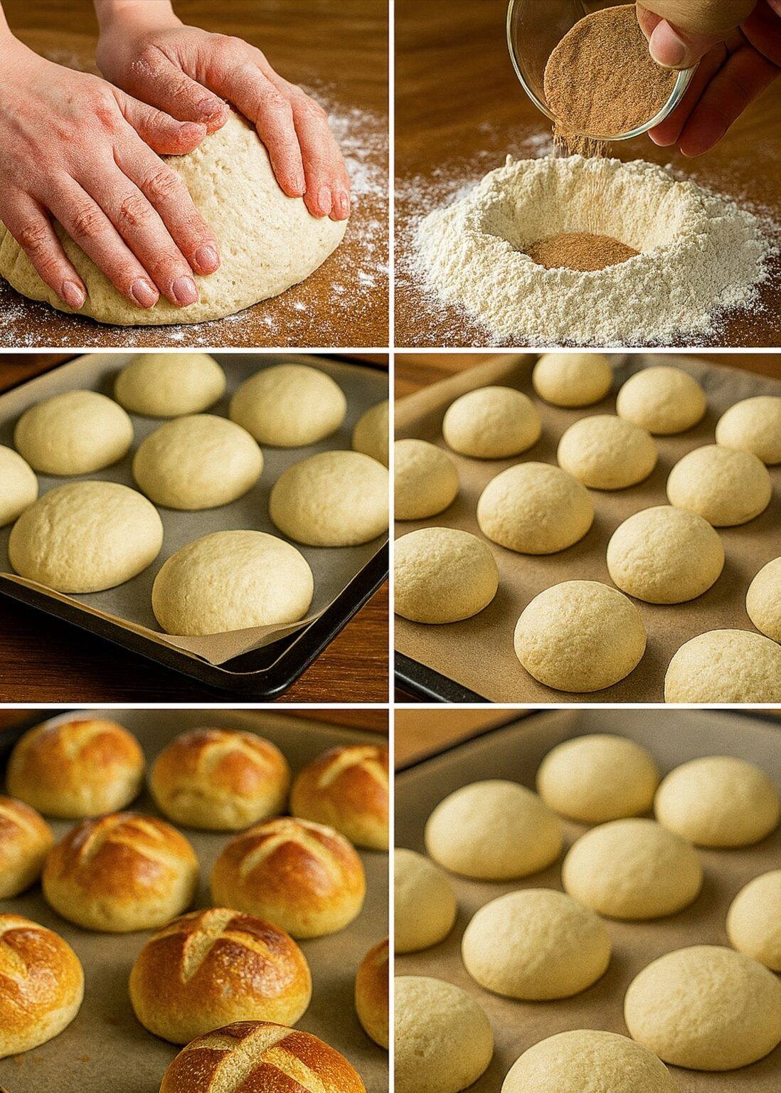 Rollitos caseros suaves como nubes, esponjosos, fragantes y simplemente irresistibles.