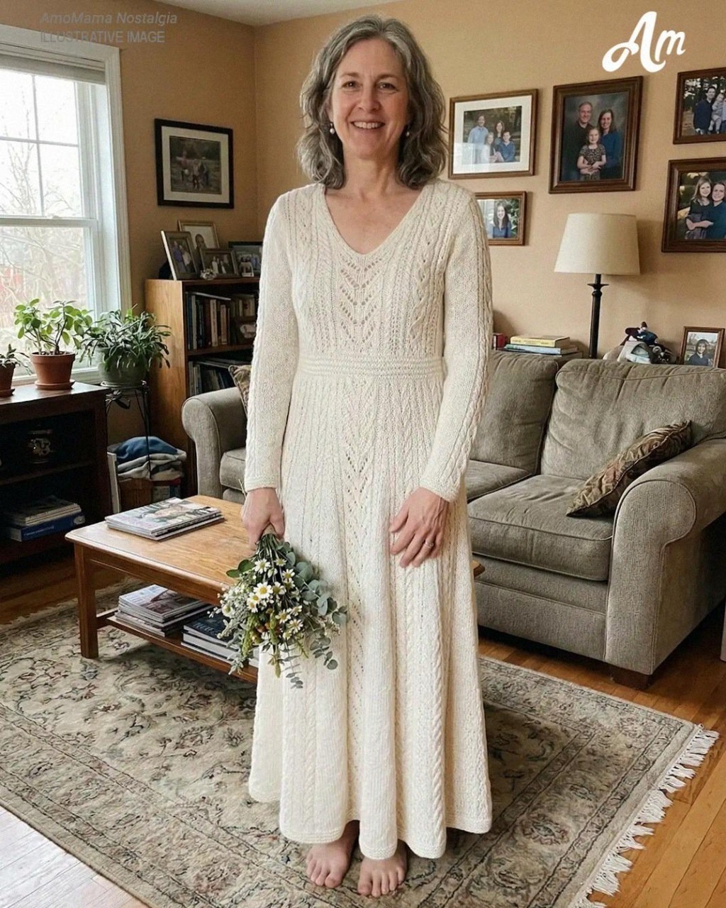 Le hice un vestido de novia a mi esposa para renovar sus votos; cuando los invitados a la recepción comenzaron a reír, ella tomó el micrófono y toda la sala quedó en silencio.