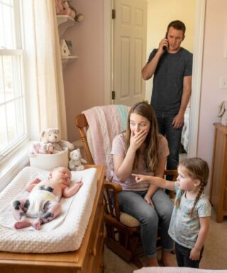 Mientras cuidaba a mi sobrina recién nacida, notamos moretones en sus costillas. Me quedé sin palabras. Mi esposo sacó a nuestra hija y llamó al 911. Pero cuando llegó su madre… no pareció sorprendida.