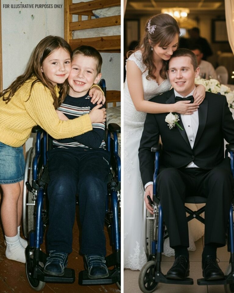 Me casé con el hombre con el que crecí en el orfanato. La mañana después de nuestra boda, un extraño llamó a la puerta y cambió nuestras vidas por completo.