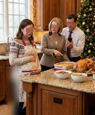 Jamás les conté a mis suegros que mi padre era el presidente de la Corte Suprema. Sin embargo, cuando tenía siete meses de embarazo, me obligaron a preparar toda la cena de Nochebuena yo sola.