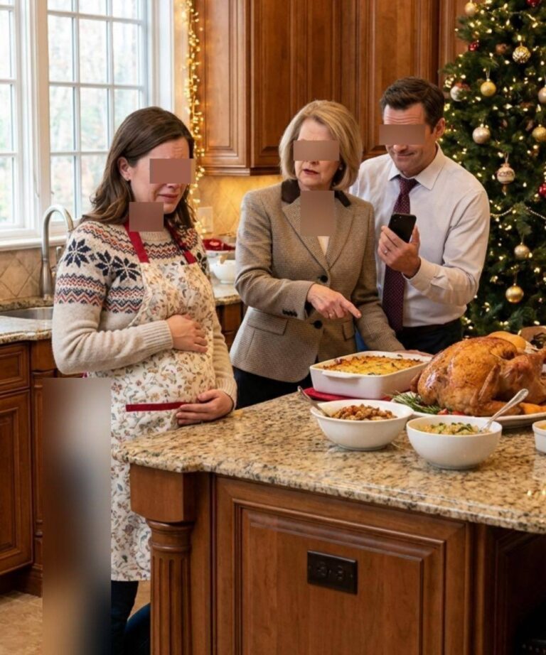 Jamás les conté a mis suegros que mi padre era el presidente de la Corte Suprema. Sin embargo, cuando tenía siete meses de embarazo, me obligaron a preparar toda la cena de Nochebuena yo sola.