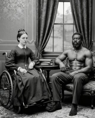 Considerada no apta para el matrimonio, su padre la casó con la esclava más fuerte, Virginia, en 1856.