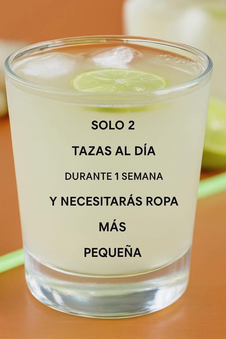 Solo 2 Ingredientes para vaciar la grasa de tu barriga, Receta…Ver más