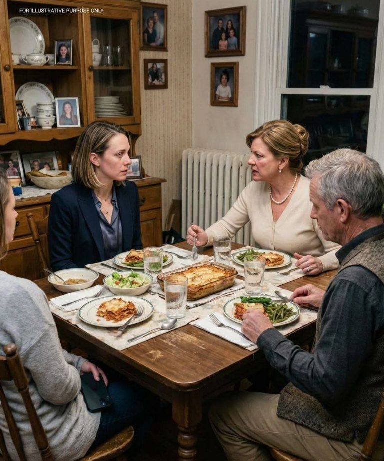 Mi madre golpeó la mesa con el tenedor durante la cena y me dio 48 horas para irme, diciendo que nuestra casa en Burlington era “ahora de mi hermana”, mientras mi padre miraba su plato y me dejaba pasar… después de cinco años pagando la hipoteca, arreglando el suelo, comprando los muebles y manteniendo la casa en funcionamiento mientras mi hermana vivía en California y ni siquiera podía devolverme la llamada…