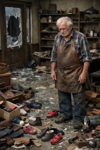 Solía ​​reparar zapatos y regalárselos a los niños hasta que le robaron todas sus pertenencias. No creerás lo que pasó después.🤯🤯