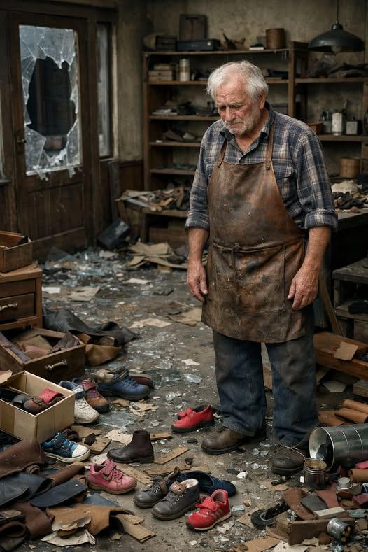 Solía ​​reparar zapatos y regalárselos a los niños hasta que le robaron todas sus pertenencias. No creerás lo que pasó después.🤯🤯