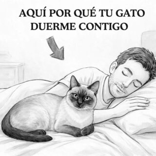 Si tu gato duerme contigo cada noche, esto es lo que significa.