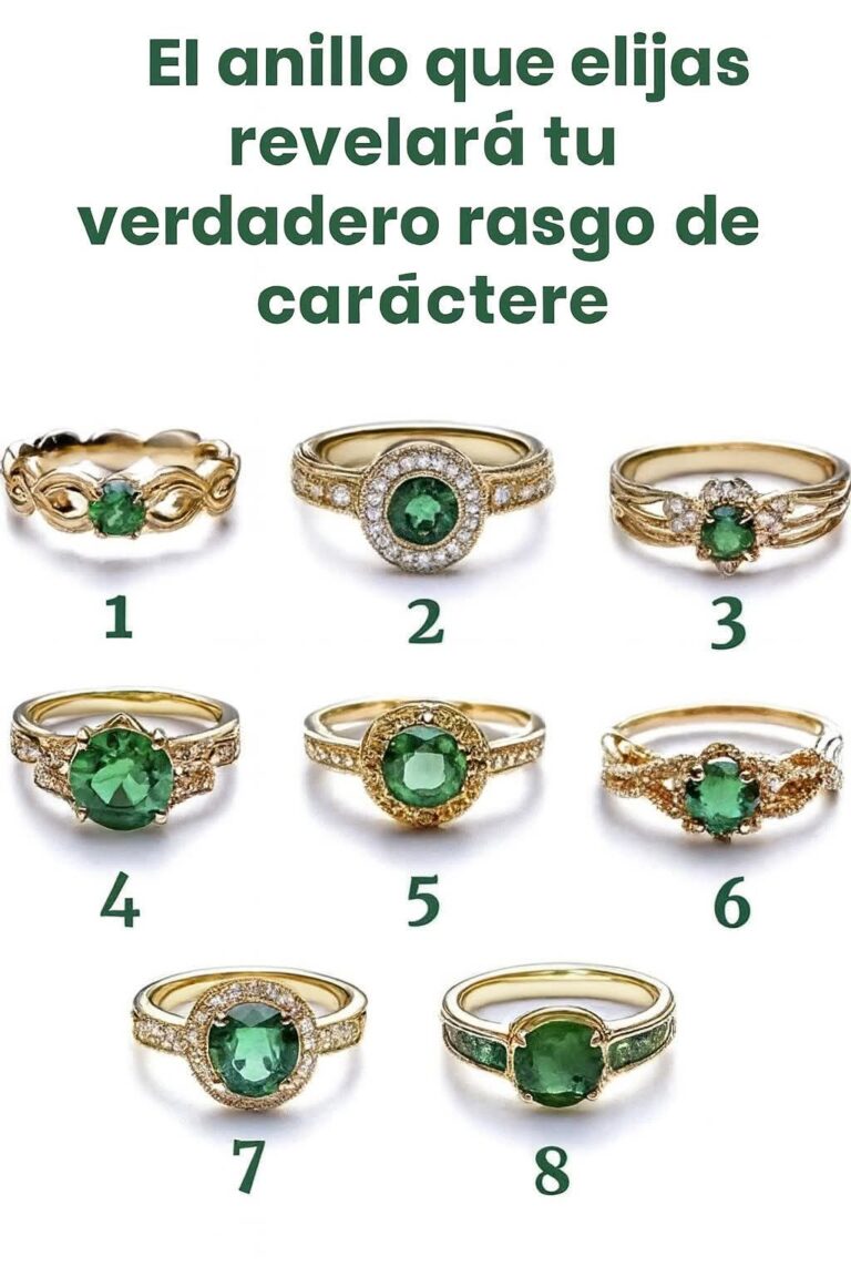 El anillo que eliges revela tu verdadero rasgo de carácter