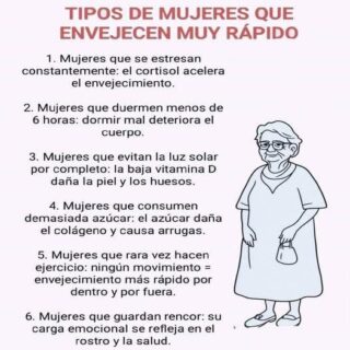 Los tipos de hábitos que pueden acelerar el envejecimiento y cómo prevenirlo