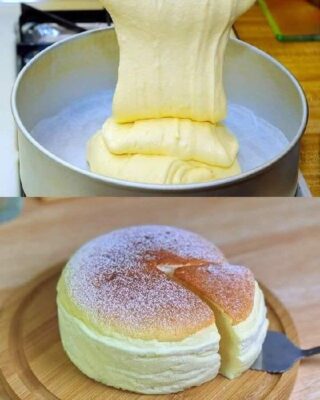 ¡Dios mío! Llevo años buscando esta receta. Mi mamá solía hacerlas siempre, y perdí su receta. ¡Muchísimas gracias! Siempre las llamaba “Pastel mágico”. La receta completa.