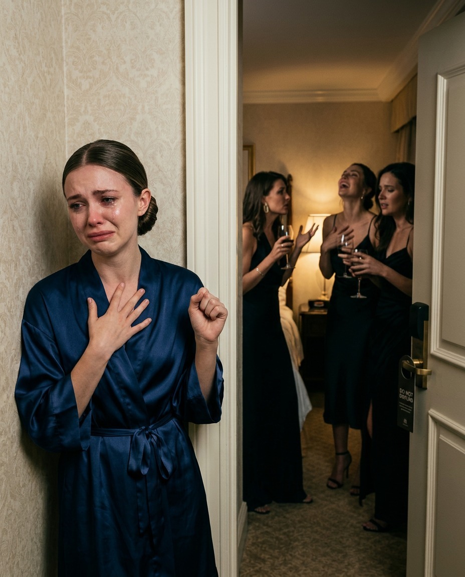 La noche antes de mi boda, oí a mis damas de honor a través de la pared del hotel: «Derrama vino sobre su vestido, pierde los anillos, lo que sea necesario; no se lo merece». Mi dama de honor principal se rió: «Llevo meses intentando conquistarlo». No las confronté. En cambio, reescribí todo el plan de mi boda…