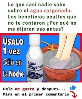 Increíbles usos del agua oxigenada que seguro no conocías.