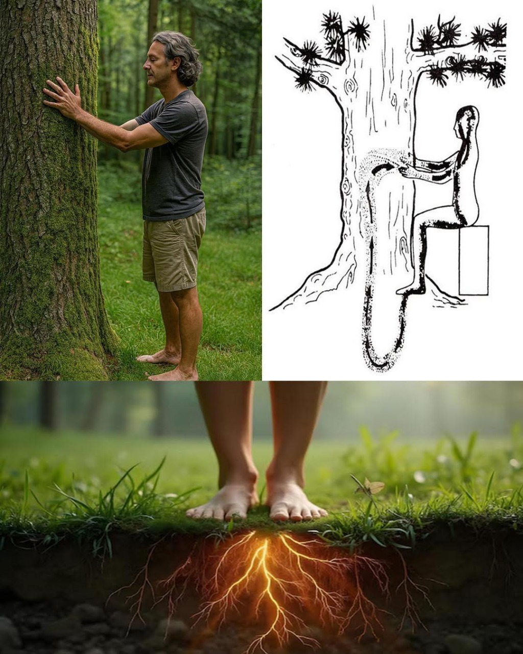 Conexión a tierra con árboles: cómo la conexión a tierra descalza y la energía de los árboles pueden restaurar el equilibrio