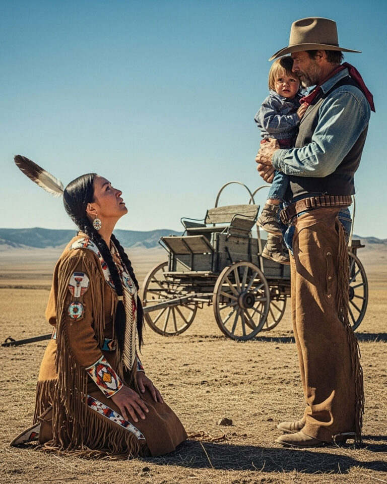¡Alimentaste a mi hija—ahora te pertenezco por tradición ancestral!” dijo la madre apache al vaquero…