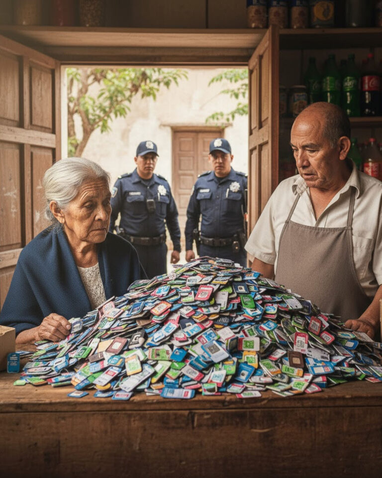 “Una anciana de 85 años que vivía sola en el barrio compraba más de 20 tarjetas SIM cada semana. Al notar algo extraño, el dueño de la tienda llamó a la policía… y la verdad dejó a todo el vecindario paralizado.”
