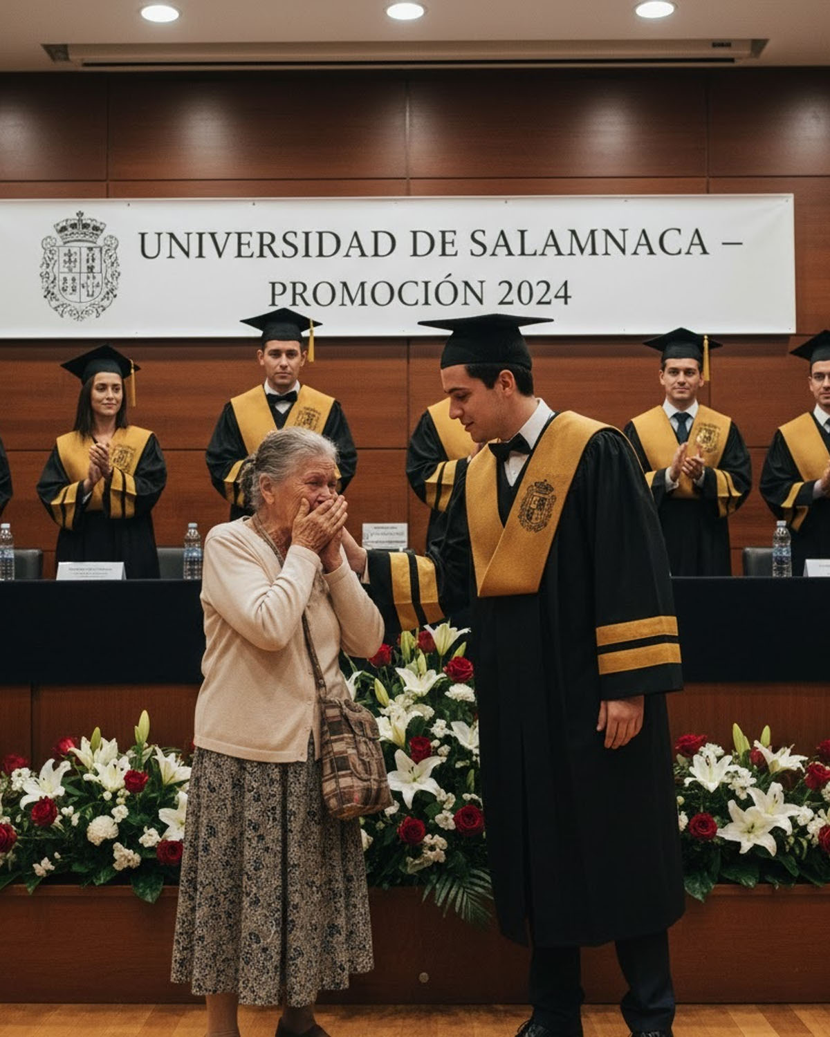 “Se burlaron de mí porque soy hijo de una basurera — pero en la graduación, solo dije una frase… y todos guardaron silencio y lloraron.”