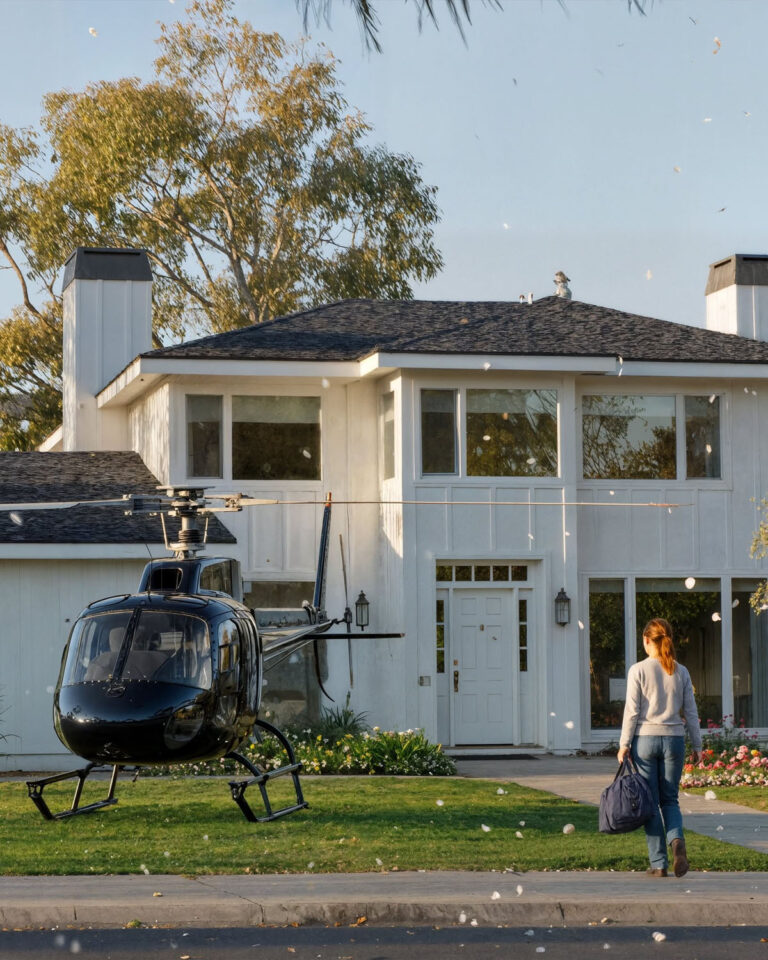«En la reunión de familia, me trataron de pobre… luego mi helicóptero aterrizó…»
