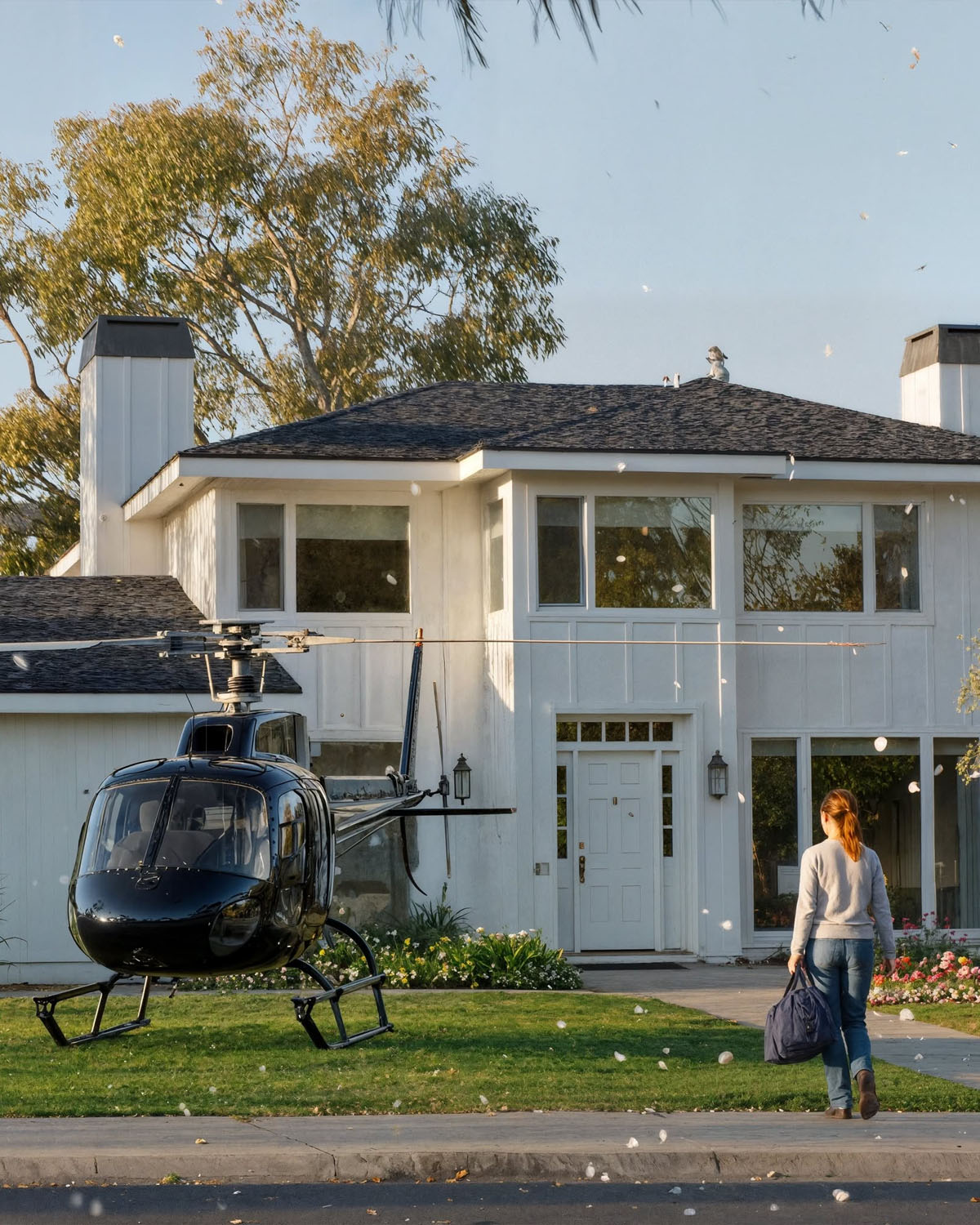 «En la reunión de familia, me trataron de pobre… luego mi helicóptero aterrizó…»
