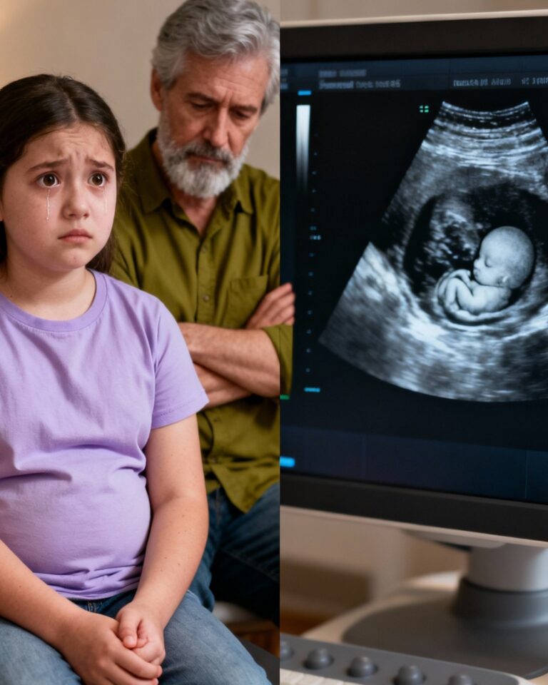 Durante una visita a la clínica, una doctora nota que una adolescente se comporta de manera extraña con su padre. Pronto, una ecografía revela algo profundamente perturbador…