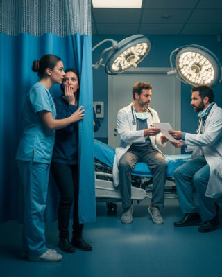 Corrí para ver a mi esposo en la sala de operaciones. De repente, una enfermera me susurró: “¡Rápido, señora, escóndase y confíe en mí! ¡Es una trampa!”. Y diez minutos después… me quedé paralizada al verlo. Resulta que él…