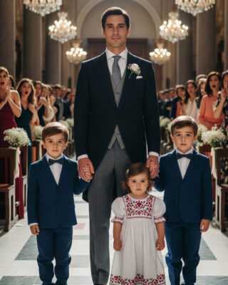“Cinco años después de abandonarme, me vio llegar a su boda con los hijos que nunca supo que existían”