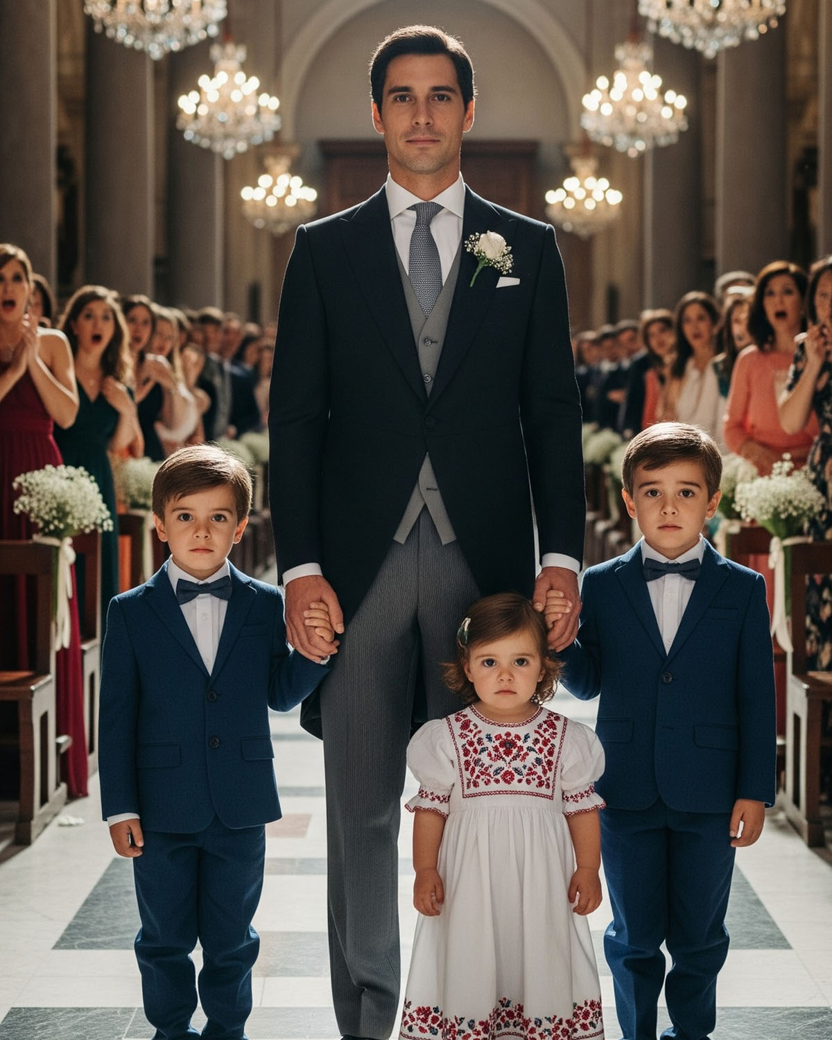 “Cinco años después de abandonarme, me vio llegar a su boda con los hijos que nunca supo que existían”