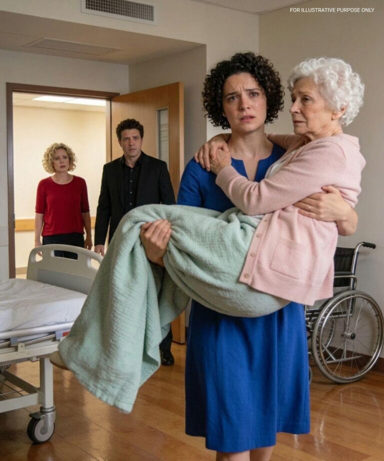 Mi marido se fue a vivir con su amante… Así que llevé a su madre, que estaba postrada en cama, hasta su puerta, y lo que dije antes de irme los dejó sin palabras.