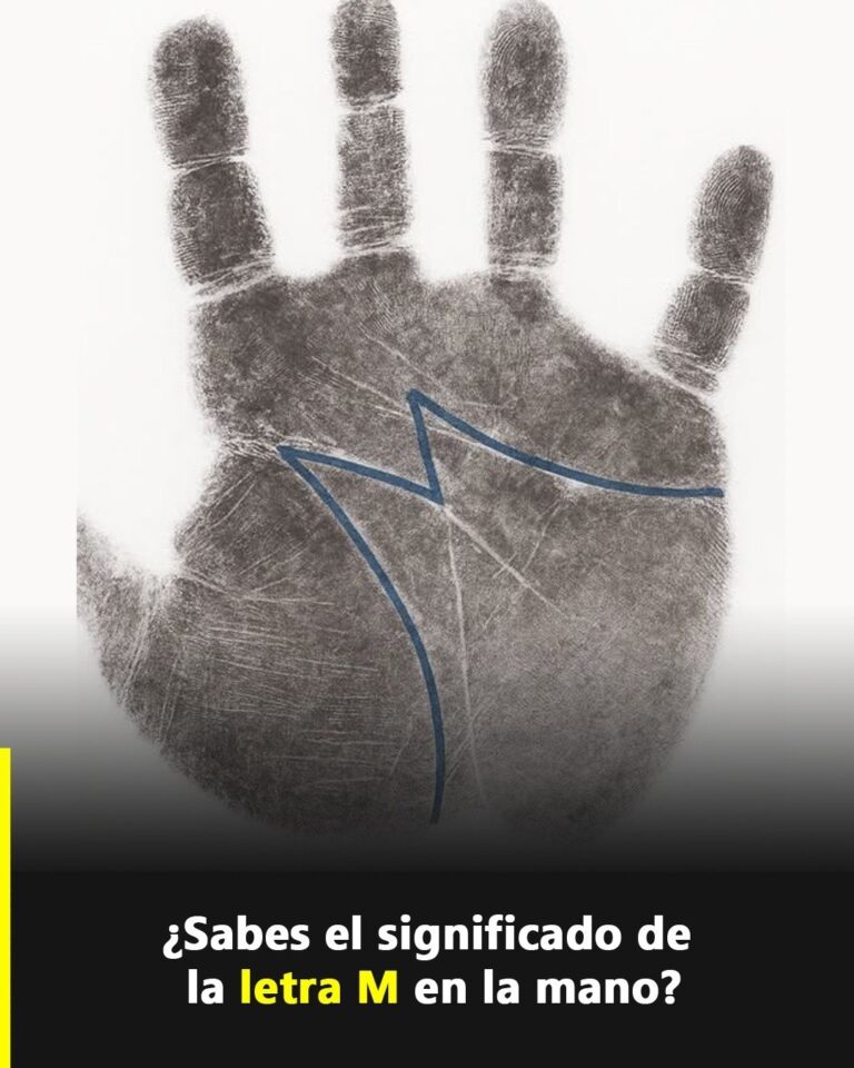 El significado de tener una “M” en la mano.