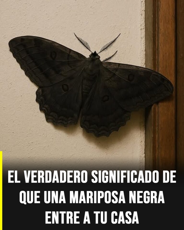 Este es el verdadero significado de que una mariposa negra llegue a tu hogar.