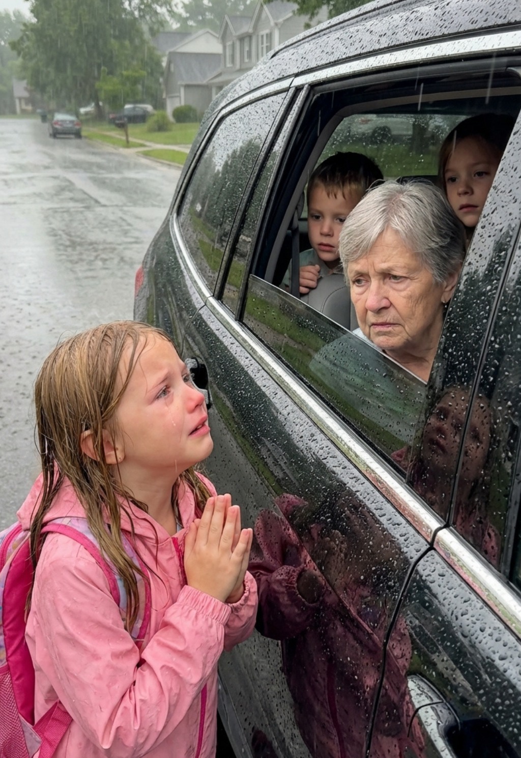 Dejaron a mi hija de 6 años llorando bajo la lluvia a la salida de su escuela para poder llevar a los hijos de mi hermana a casa… se olvidaron de que yo era la que pagaba por toda su vida.