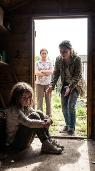 Mi madre encerró a mi hija de ocho años en un trastero durante dos días, sin comida ni agua, todo por un juguete que su preciado nieto quería. Cuando por fin logré abrir la puerta a la fuerza y ​​la abracé, se desplomó en mis brazos y susurró: «Mamá… ¡Tenía tanto miedo!». Me giré hacia mi madre, temblando de rabia, y aun así se atrevió a decir: «Solo era disciplina». Creía que estaba protegiendo a su nieto favorito. No tenía ni idea de lo que iba a hacer a continuación.